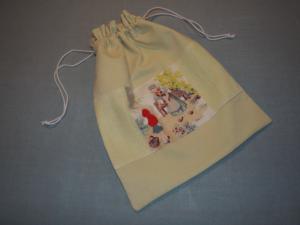  sac tous usages, en tissus anciens ,le petit chaperon rouge 