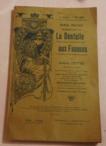 Livre ancien sur la dentelle aux fuseaux, Jacques Cottier, 1913