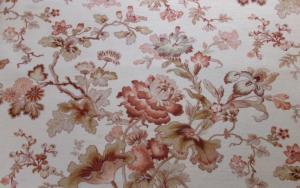Beau tissu ancien 1900 , magnifiques fleurs